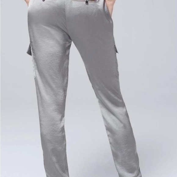 White House Black Market Gray Track Pants with Relaxed Fit - Picture 9 of 9